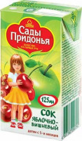 Сок Сады Придонья 0.125 яблоко  вишня с 5 мес.