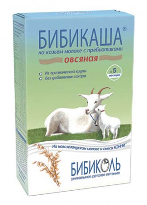 Каша Бибикаша овсяная на козьем молоке с 4 мес. 250 г 1 