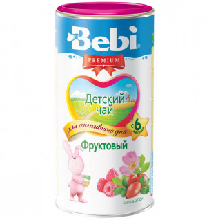 Чай детский Bebi Premium Фруктовый с 6 мес. 200 гр. Гранулированный