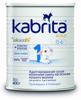 Детская молочная смесь Kaбрита (Kabrita) 1 Gold  400 г на основе козьего молока с 0 мес.
