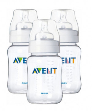 Бутылочка для кормления (полипропилен) AVENT (АВЕНТ) 260мл 3 шт 86200 полипропил