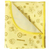 Клеенка подкладная Inseense с ПВХ-покрытием 50х70 см, c тесьмой, желтая с рисунком - Клеенка подкладная Inseense с ПВХ-покрытием 50х70 см, c тесьмой, желтая с рисунком