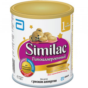 Детская молочная смесь Similac ГА 1  400 г Гипоаллергенная детская молочная смесь  для кормления детей с 0 мес.