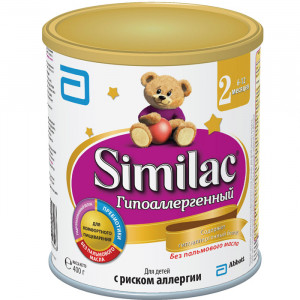 Детская молочная смесь Similac ГА2  400 г Гипоаллергенная детская молочная смесь  для кормления детей с 6 до 12 мес.
