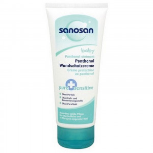 Sanosan Pure+Sensitive Крем детский защитный с пантенолом 100мл 