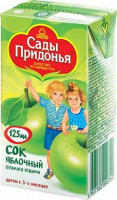 Сок Сады Придонья 0.125 яблоко прямого отжима с 3 мес.