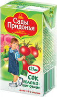 Сок Сады Придонья 0.125 яблоко шиповник  с 6 мес.