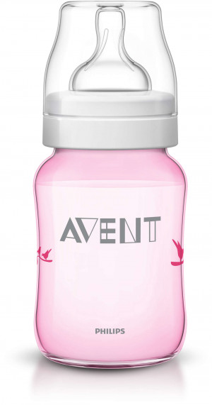 Бутылочка для кормления AVENT (АВЕНТ) розовая  2шт 260мл 80028 