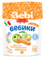 Печенье Bebi Premium "Бебики" с яблоком 125г с 6 мес.
