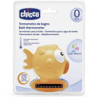 Chicco Термометр для ванны "Рыба-шар" жёлтый 0мес.+ 320719043