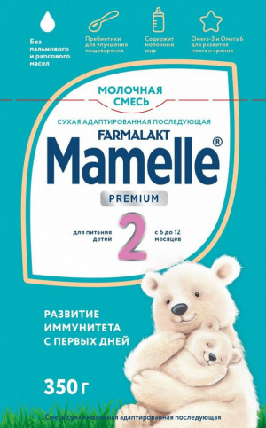 Детская молочная смесь MAMELLE PREMIUM 2 350 г с 6-12 мес Детская молочная смесь MAMELLE PREMIUM 2 350 г с 6-12 мес