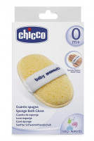 Губка-рукавичка Chicco Baby Moments с карманом для мыла (от 0 мес)