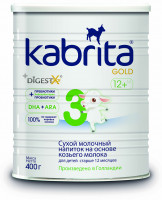 Детская молочная смесь Kaбрита (Kabrita) 3 Gold 400 г на основе козьего молока с 1 года