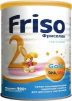 Детская молочная смесь Friso Фрисолак 2 Gold 900 г с 6-12 мес.