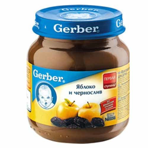 Пюре gerber овощи тушеные с телятиной 130 г