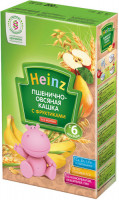 Каша Хайнц  0.200 Пшенично овсяная кашка с фруктиками