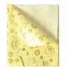 Клеенка подкладная Inseense с ПВХ-покрытием 50х70 см, желтая с рисунком - Клеенка подкладная Inseense с ПВХ-покрытием 50х70 см, желтая с рисунком