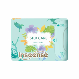 Прокладки женские Inseense Silk Care дневные, 4 капли, 240 мм/10 шт Женские гигиенические прокладки Inseense Silk Care созданы для использования в критические дни с заботой и нежностью о женском здоровье. Идеально подходят для умеренных выделений.